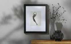 KHG Holz-Bilderrahmen 24x30 cm Toscana | Schwarz 24x30 cm