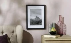 KHG Holz-Bilderrahmen 30x40 cm Toscana | Schwarz 30x40 cm