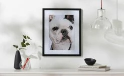 KHG Holz-Bilderrahmen 40x50 cm Toscana | Schwarz 40x50 cm