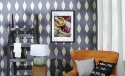 KHG Holz-Bilderrahmen 50x70 cm Toscana | Schwarz 50x70 cm