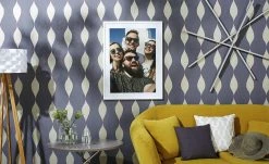 KHG Holz-Bilderrahmen 60x80 cm Toscana | Weiß 60x80 cm