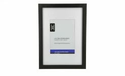 KHG Holz-Bilderrahmen 21x30 Toscana schwarz | Schwarz 21x30 cm